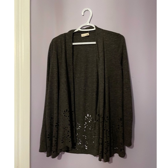 - Anthropologie Meadow Rue Verna Cut Out Cardigan - Picture 4 of 6
